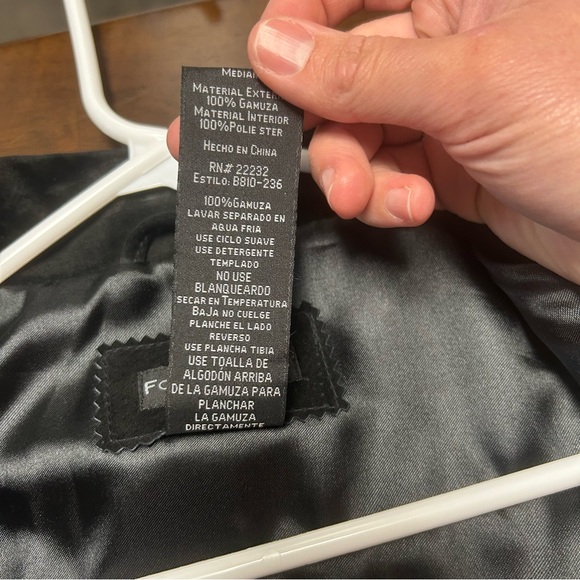 For Joseph Black Lined 100% Suede Leather Basic Jacket Women’s Size M - Picture 5 of 16